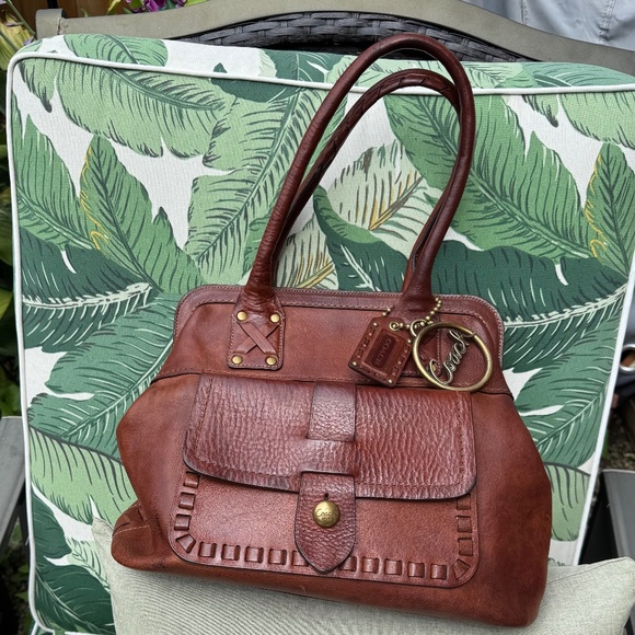 Coach Vintage 65th Bleeker Legacy Thompson Bag Vachetta Leather RARE 11373 - Picture 4 of 16